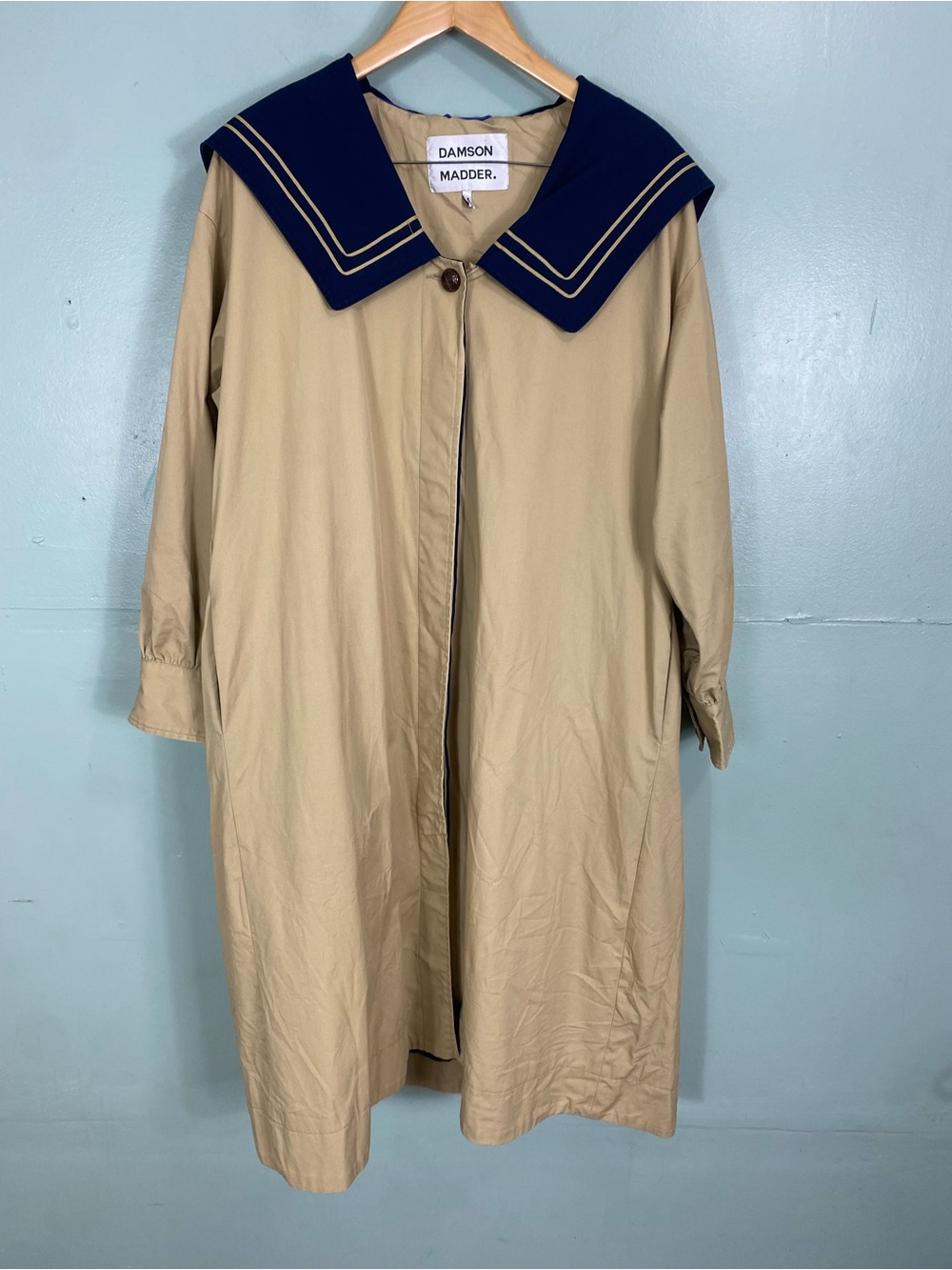 Damson Madder Ella Trench Coat Tan Size 8